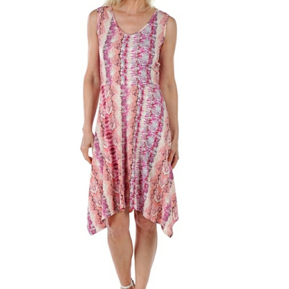 Snake print dress